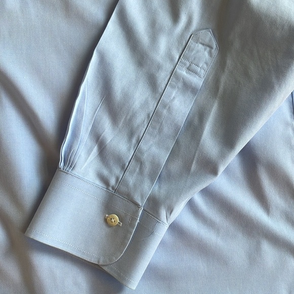Brooks Brothers Light Blue Long Sleeve Dress Shirt, 16.5/34 - Picture 4 of 9